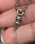 CHROME HEARTS SPIKE DROP NEKCLACE ‘SILVER’