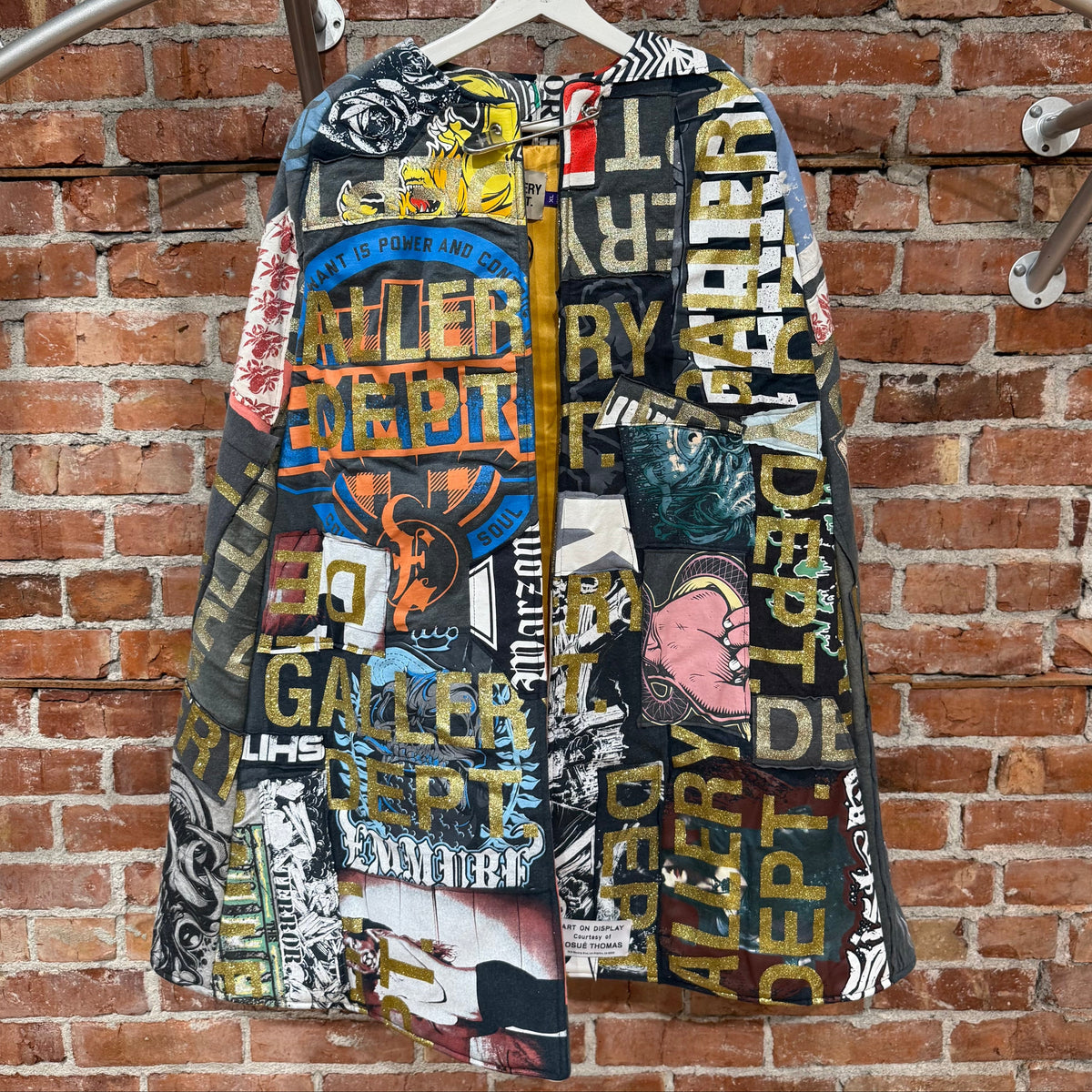 GALLERY DEPT. DR OCT 1 OF 1 PATCHWORK CAPE ‘MULTI’