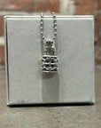 DEAL DESIGN PERSONA PADLOCK NECKLACE ‘SILVER’