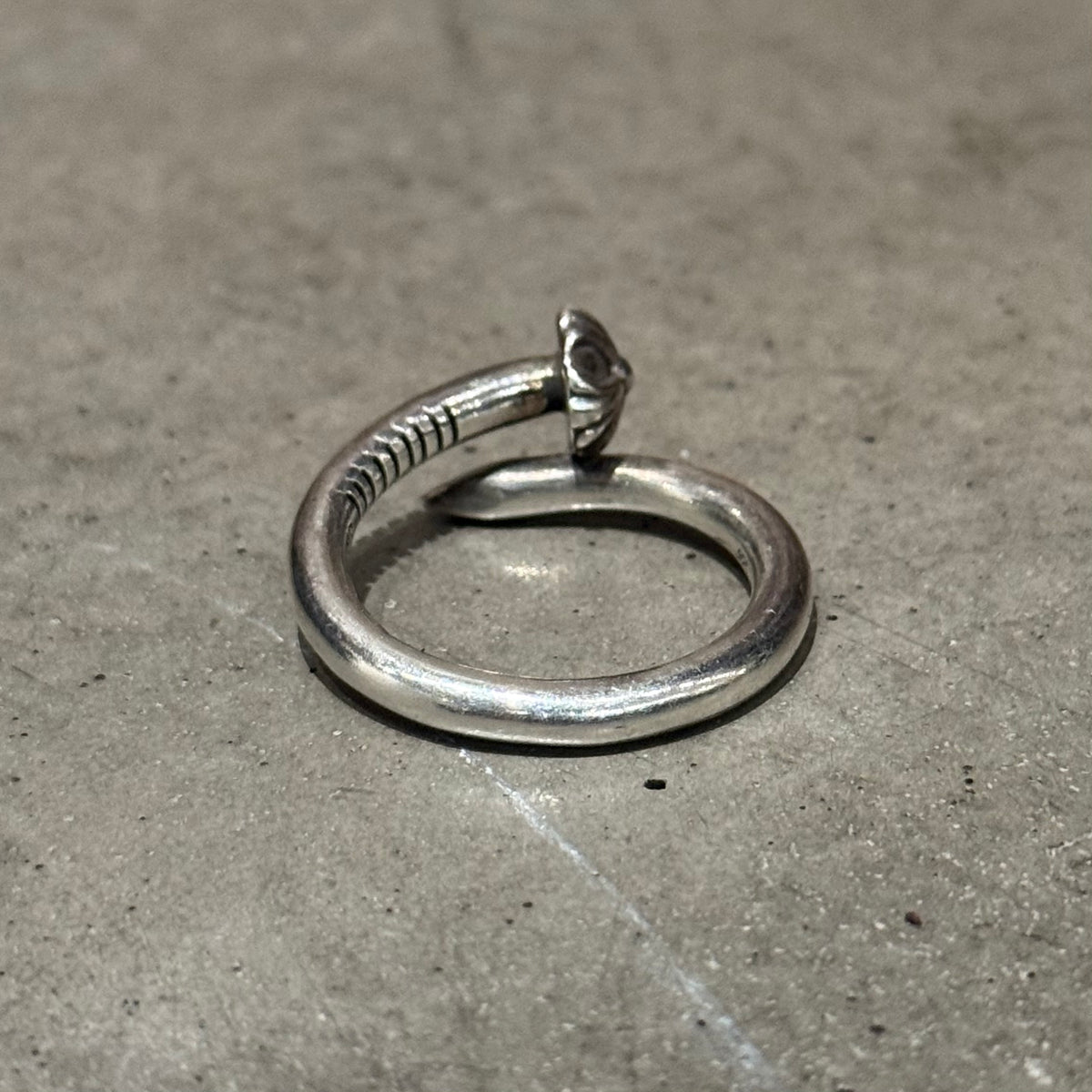 CHROME HEARTS NAIL RING ‘SILVER’