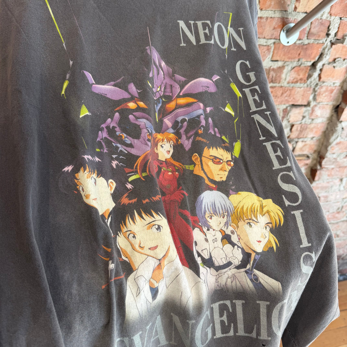 SAINT MICHAEL EVANGELION TEE ‘VINTAGE BLACK'