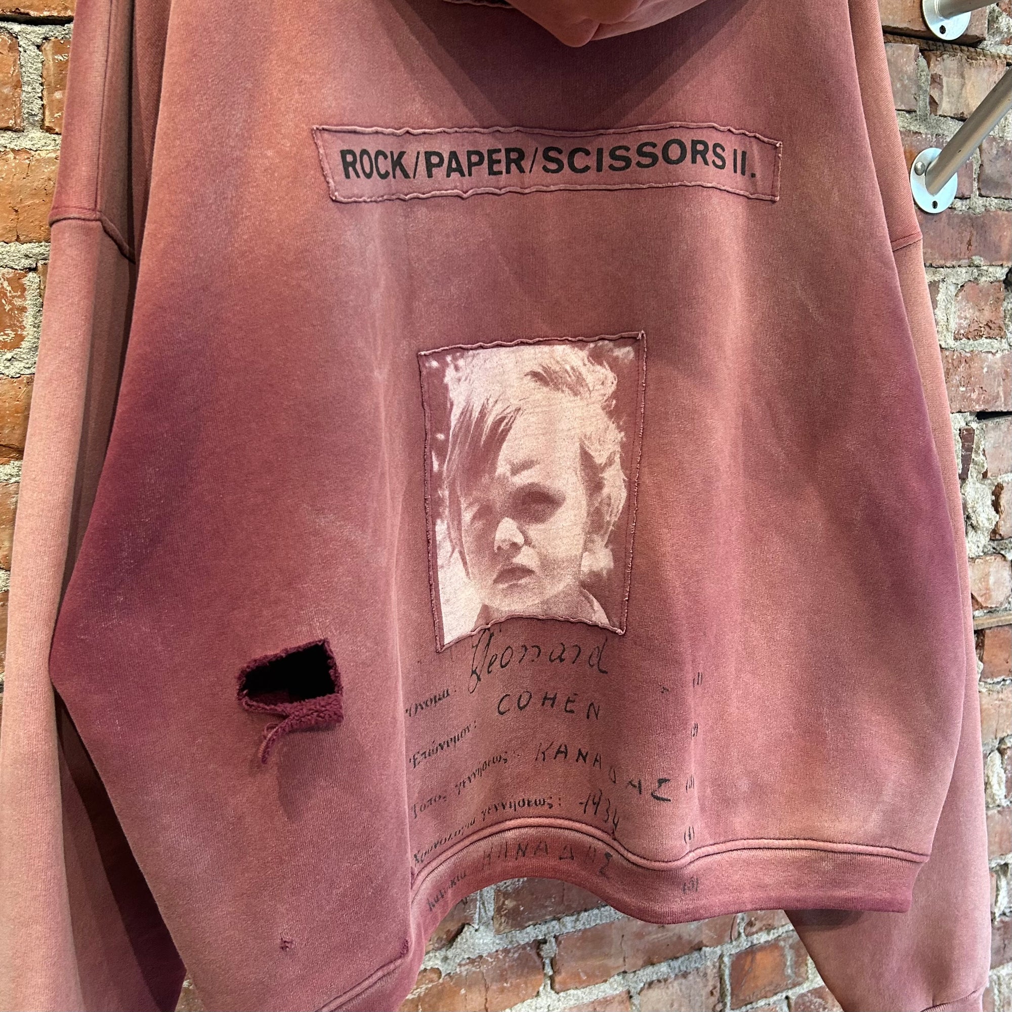 ENFANTS RICHES DEPRIMES FW26 ASSEMBLAGE ZIP HOODIE ‘MULTI’