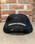 CHROME HEARTS EYE CHART TRUCKER HAT ‘BLACK’