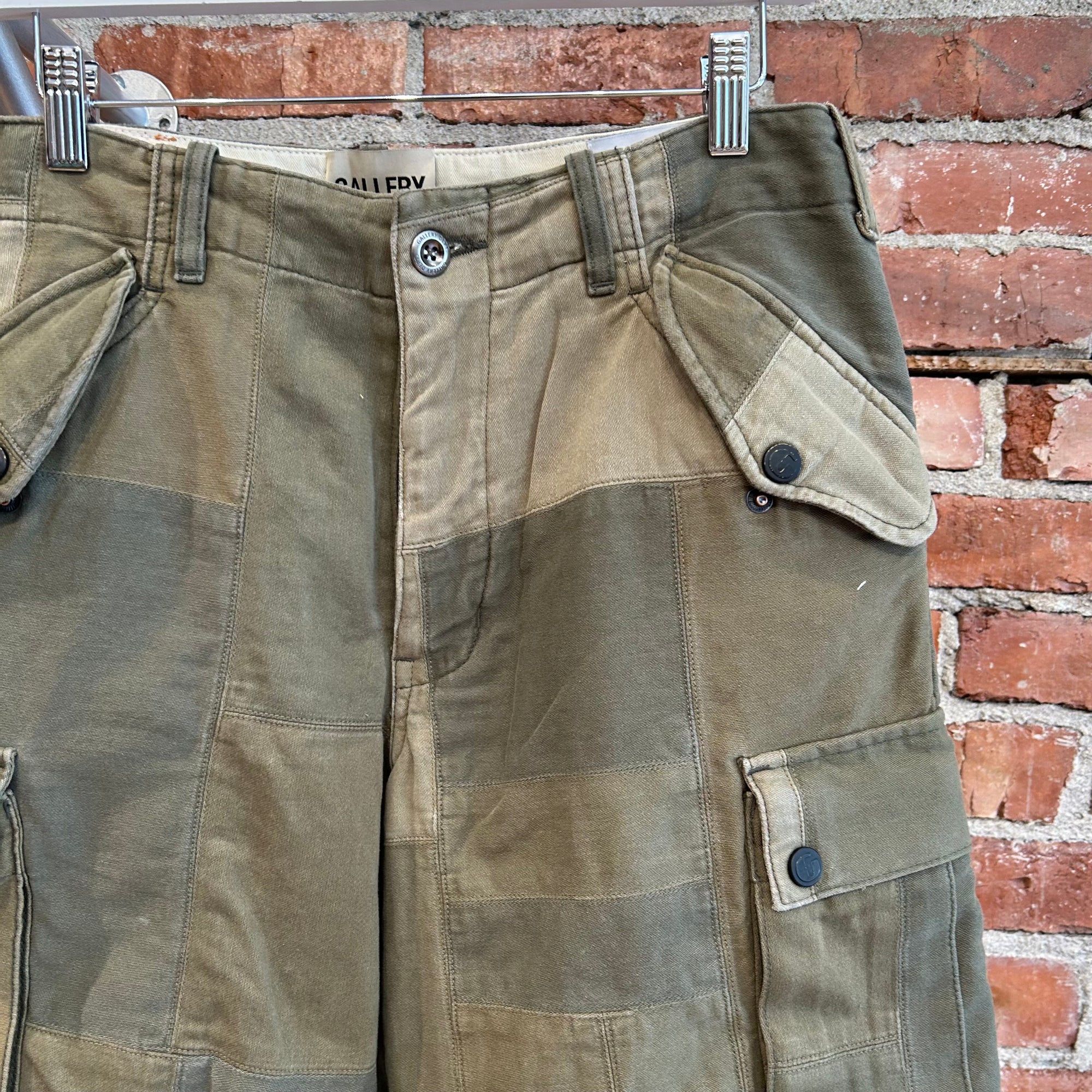 GALLERY DEPT. MARCUS PATCHWORK CARGO PANTS ‘OLIVE’