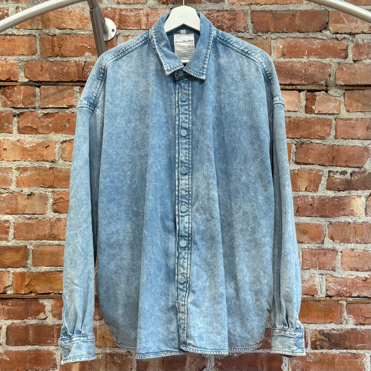 ACNE STUDIOS OVERSIZED DENIM SHIRT JACKET ‘LIGHT WASH’