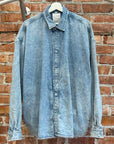 ACNE STUDIOS OVERSIZED DENIM SHIRT JACKET ‘LIGHT WASH’