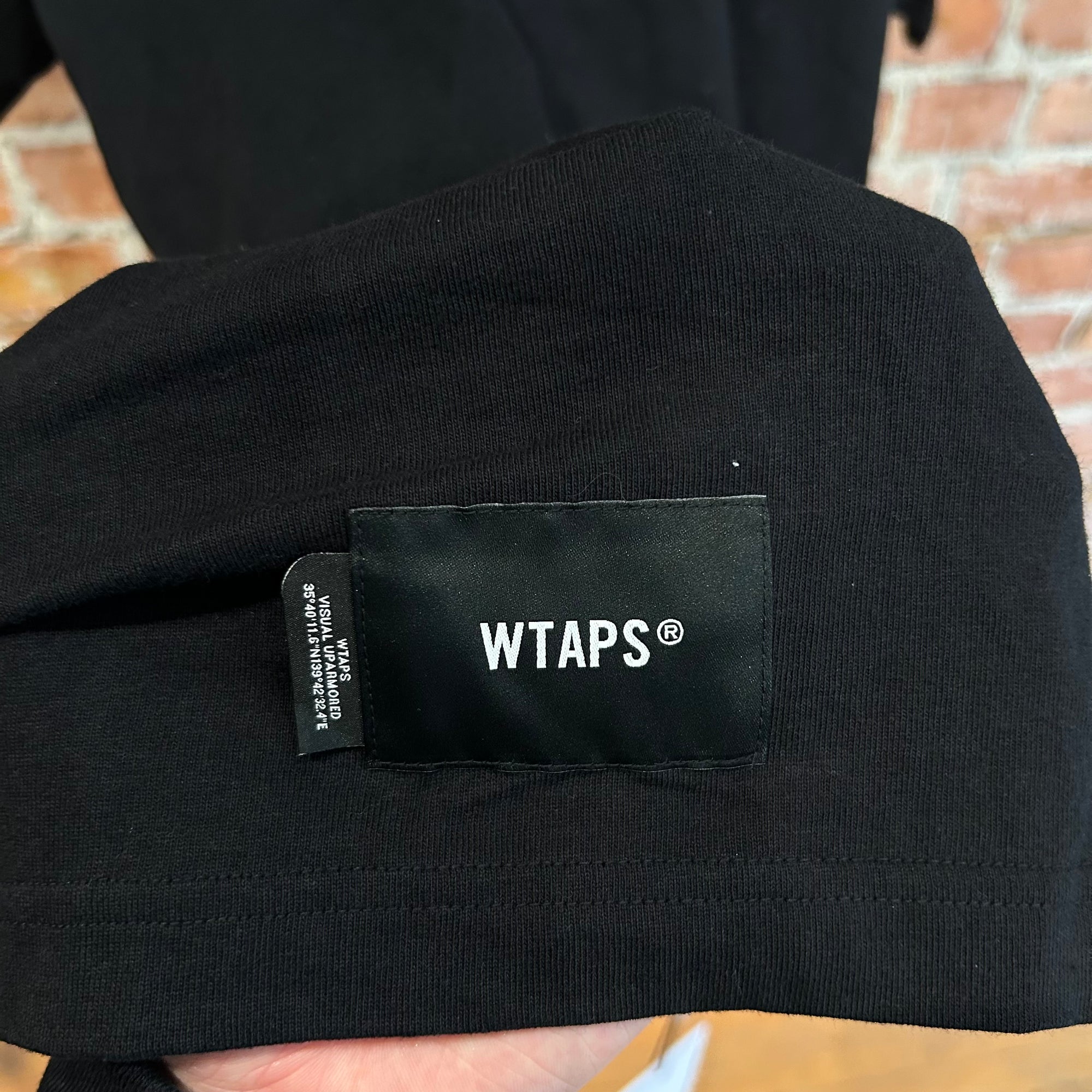 WTAPS VISUAL UPARMORED TEE ‘BLACK’