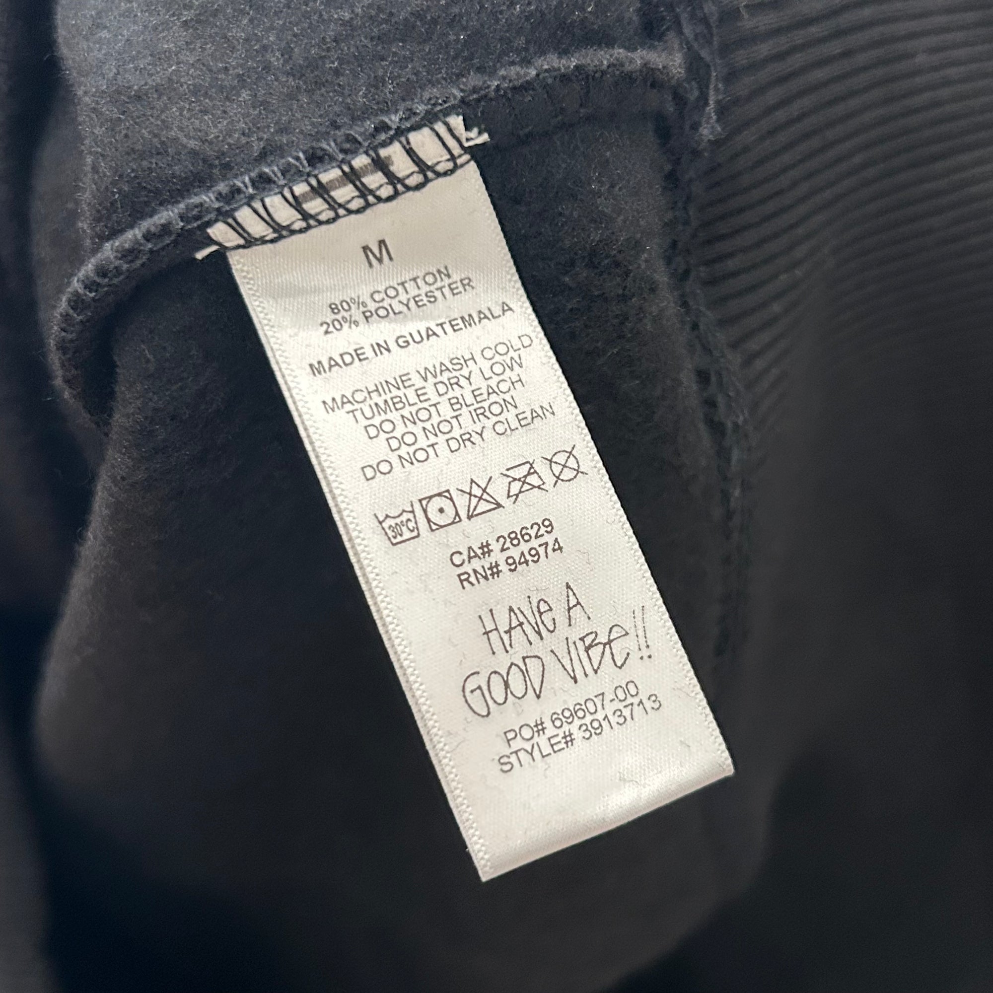 STUSSY WORLDWIDE CHAPTER CREWNECK ‘BLACK’