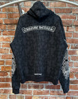 CHROME HEARTS MONOGRAM CEMETERY ZIP HOODIE ‘BLACK’