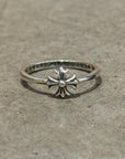 CHROME HEARTS PLUS CROSS BUBBLEGUM RING ‘SILVER’