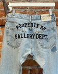 GALLERY DEPT. CULTURE III MIGOS LA FLARE JEANS ‘BLUE’