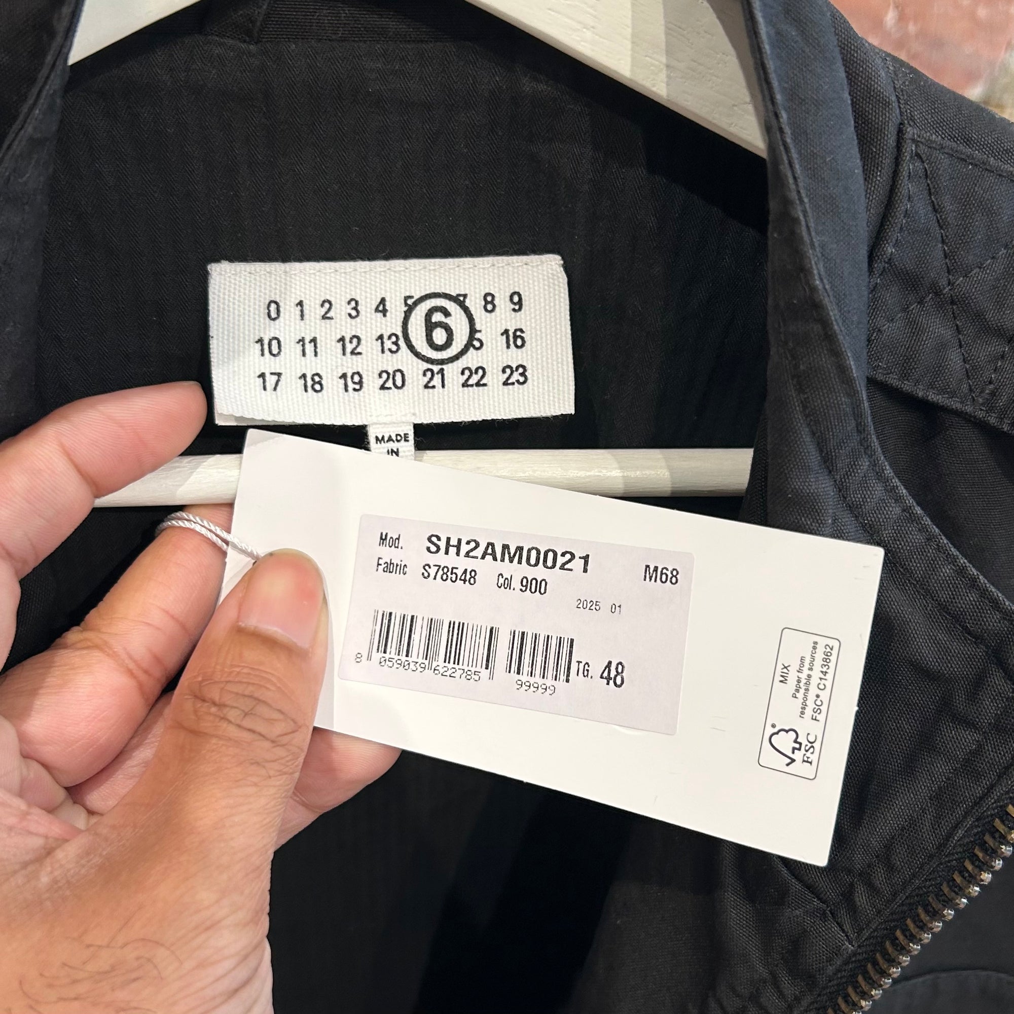 MARGIELA MM6 MILITARY FLIGHT JACKET ‘BLACK’