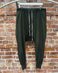 RICK OWENS DRKSHDW PRISONER SWEATPANTS ‘FOREST’