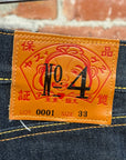 EVISU LOT 0001 CHENILLE GULL DENIM 'INDIGO/GREEN'