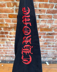 CHROME HEARTS VINTAGE SPELLOUT POCKET LONGSLEEVE ‘BLACK/RED’