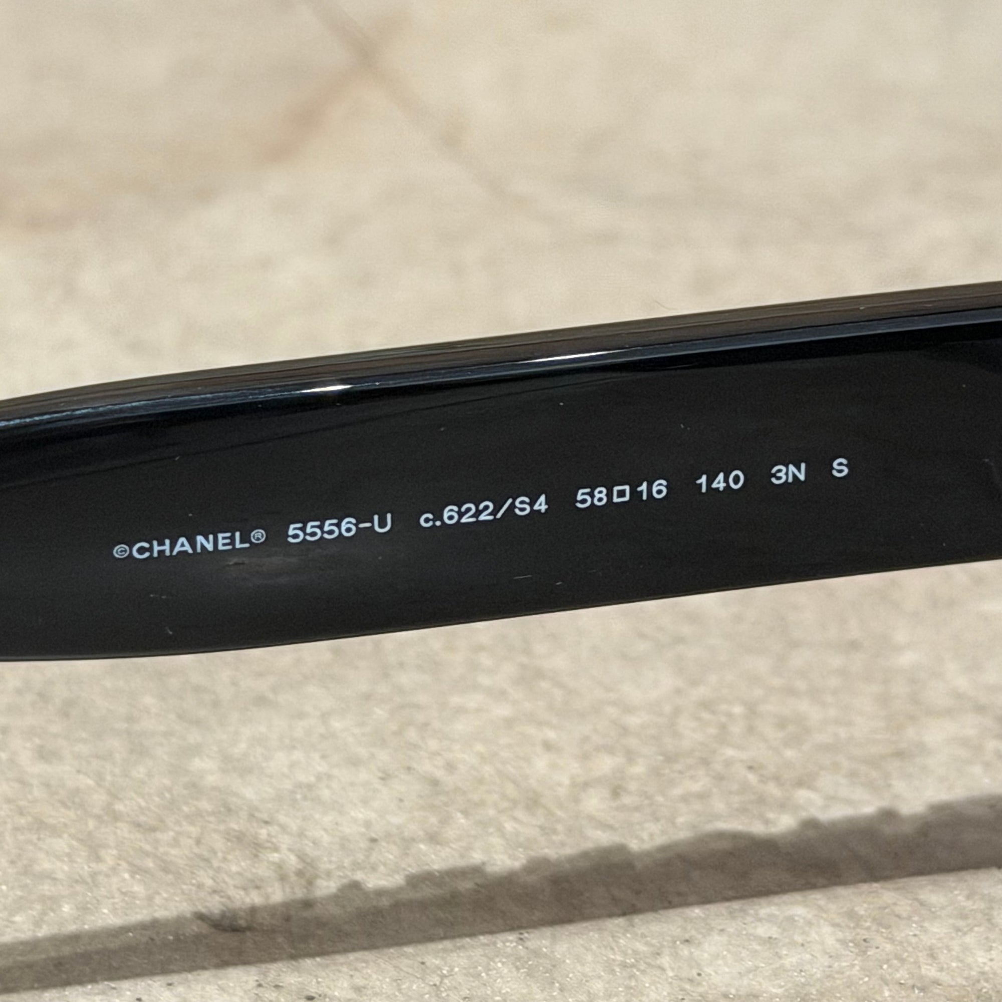 CHANEL SS26 SHIELD SUNGLASSES 'BLACK'