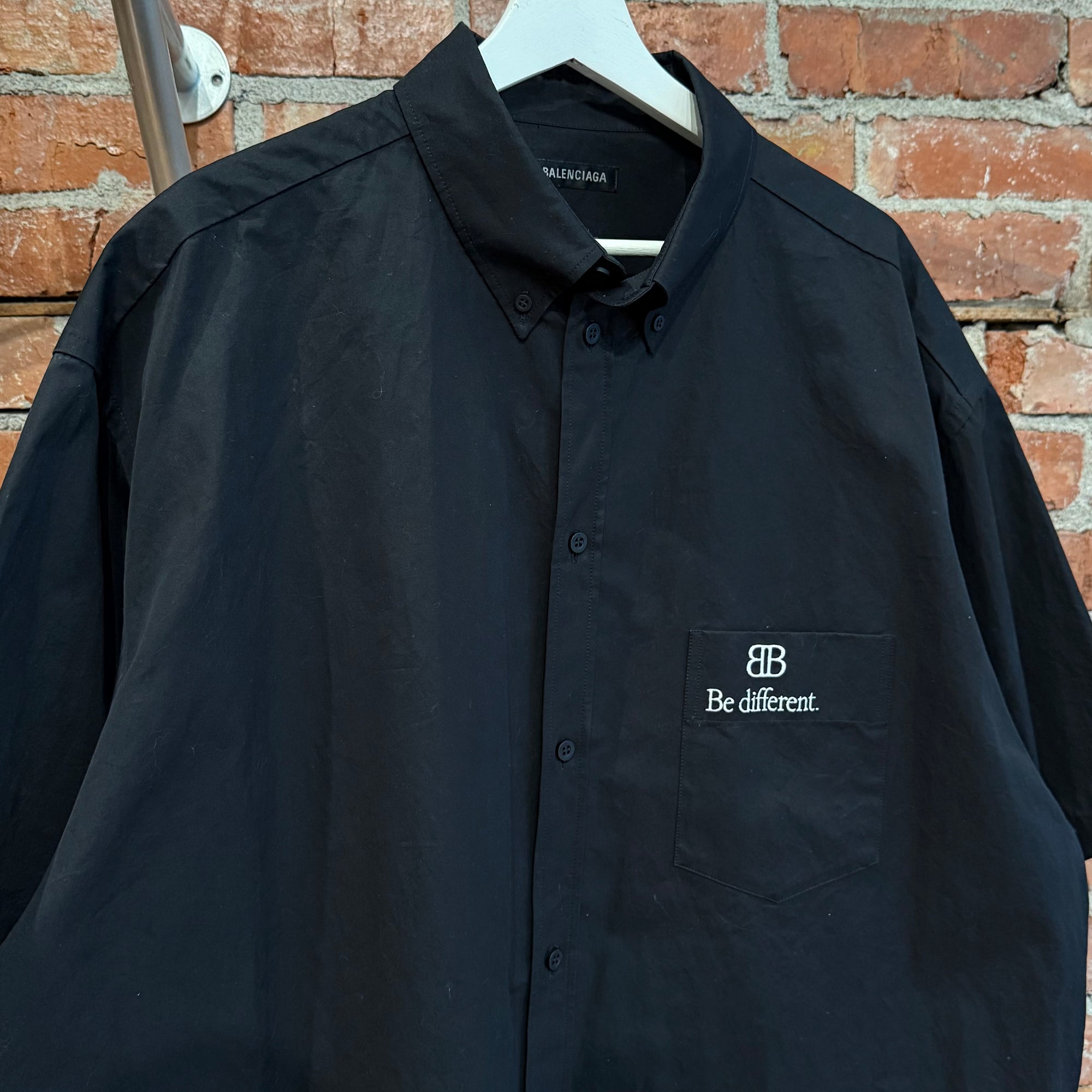 BALENCIAGA SS22 BE DIFFERENT SHIRT ‘BLACK’