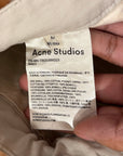 ACNE STUDIOS WIDE LEG CARGO PANTS ‘WHITE’
