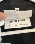 MARGIELA MM6 MILITARY FLIGHT JACKET ‘BLACK’