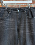 BASKETCASE STRAIGHT LEG FLARED DENIM ‘BLACK’