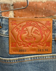 EVISU LOT 2023 GRAFFITI PRINT DENIM ‘BLUE/WHITE’