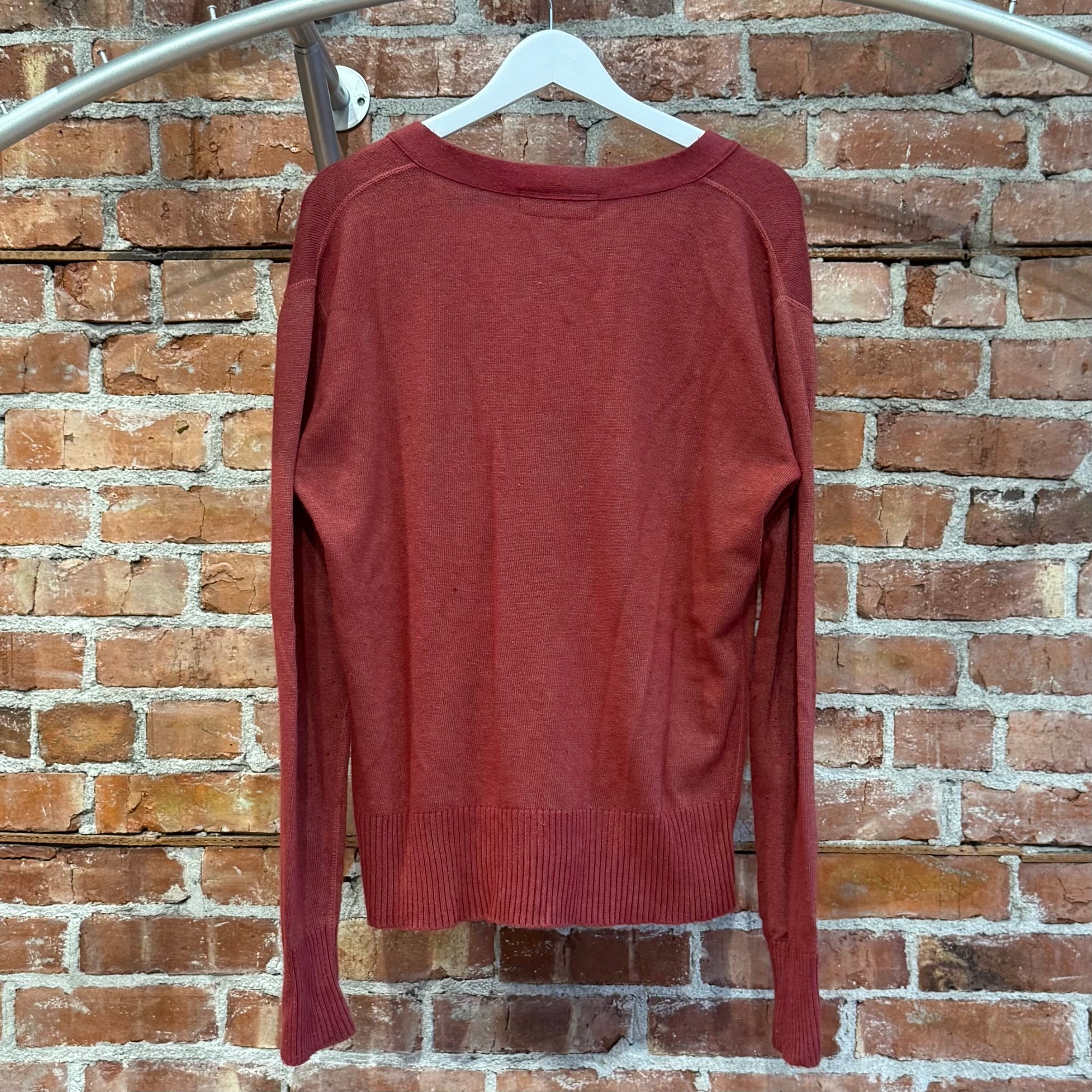 HYSTERIC GLAMOUR COLLEGIATE PREP CARDIGAN ‘RED’