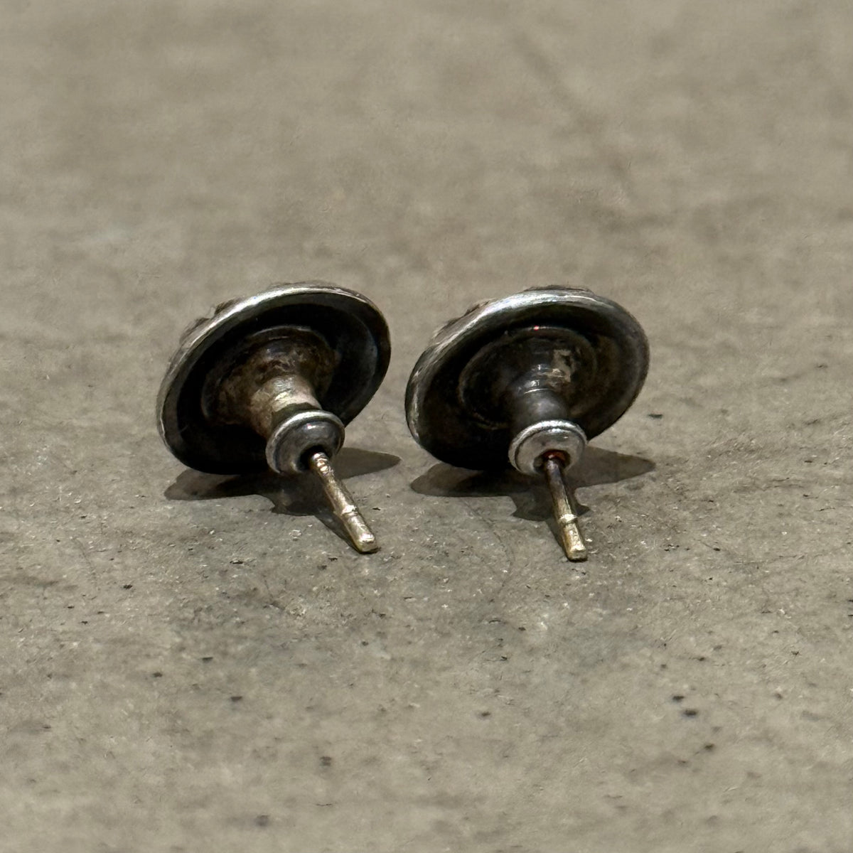 CHROME HEARTS CROSSBALL STUD EARRINGS ‘SILVER’
