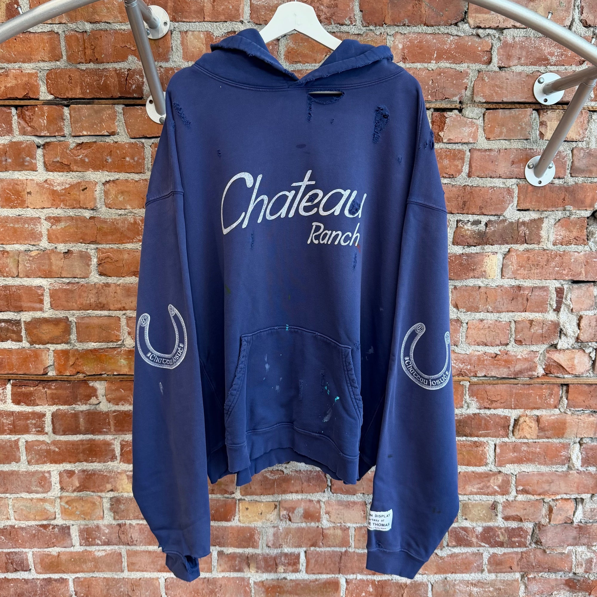 GALLERY DEPT. CHATEAU RANCH PAINTER HOODIE ‘NAVY’