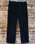 ACNE STUDIOS BAGGY TWILL WORK PANTS ‘BLACK’