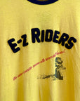 PALY HOLLYWOOD SS26 EZ RIDERS RINGER TEE ‘BLACK/YELLOW’