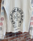 CHROME HEARTS MULTI HORSESHOE LONGSLEEVE ‘WHITE’
