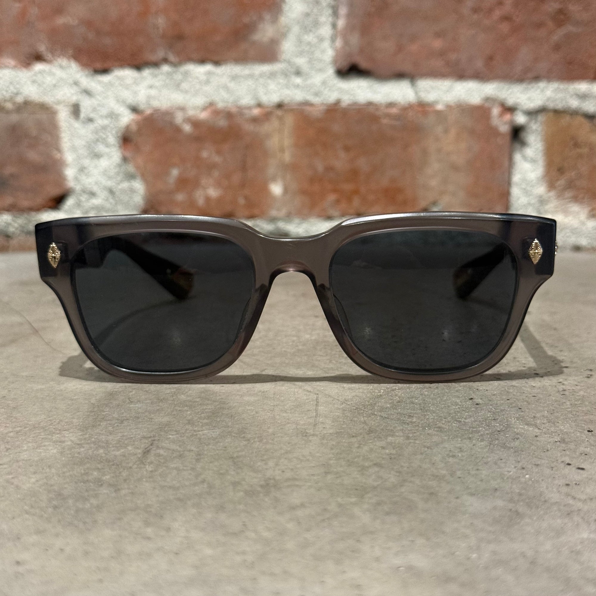 CHROME HEARTS 18K GOLD GIVENHED SUNGLASSES ‘SMOKE GREY’