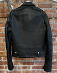 RICK OWENS X SUIC*DE SS26 TEMPLE VEGA LEATHER JACKET ‘BLACK’