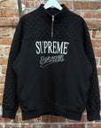 SUPREME SS19 FOREVER QUARTER ZIP ‘BLACK’