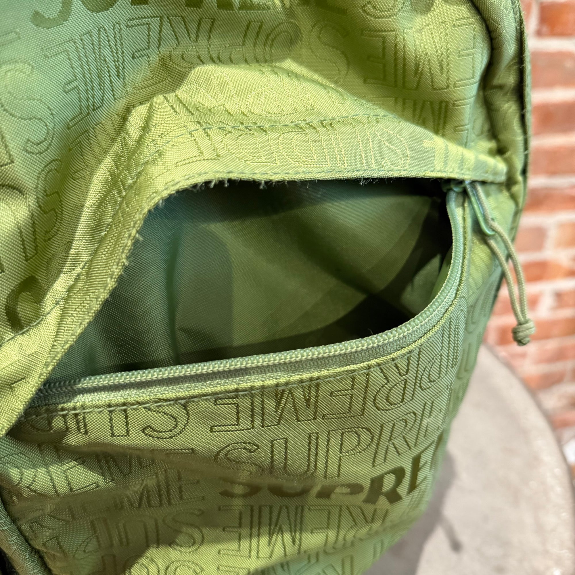SUPREME SS19 BOX LOGO CODRURA BACKPACK ‘OLIVE’