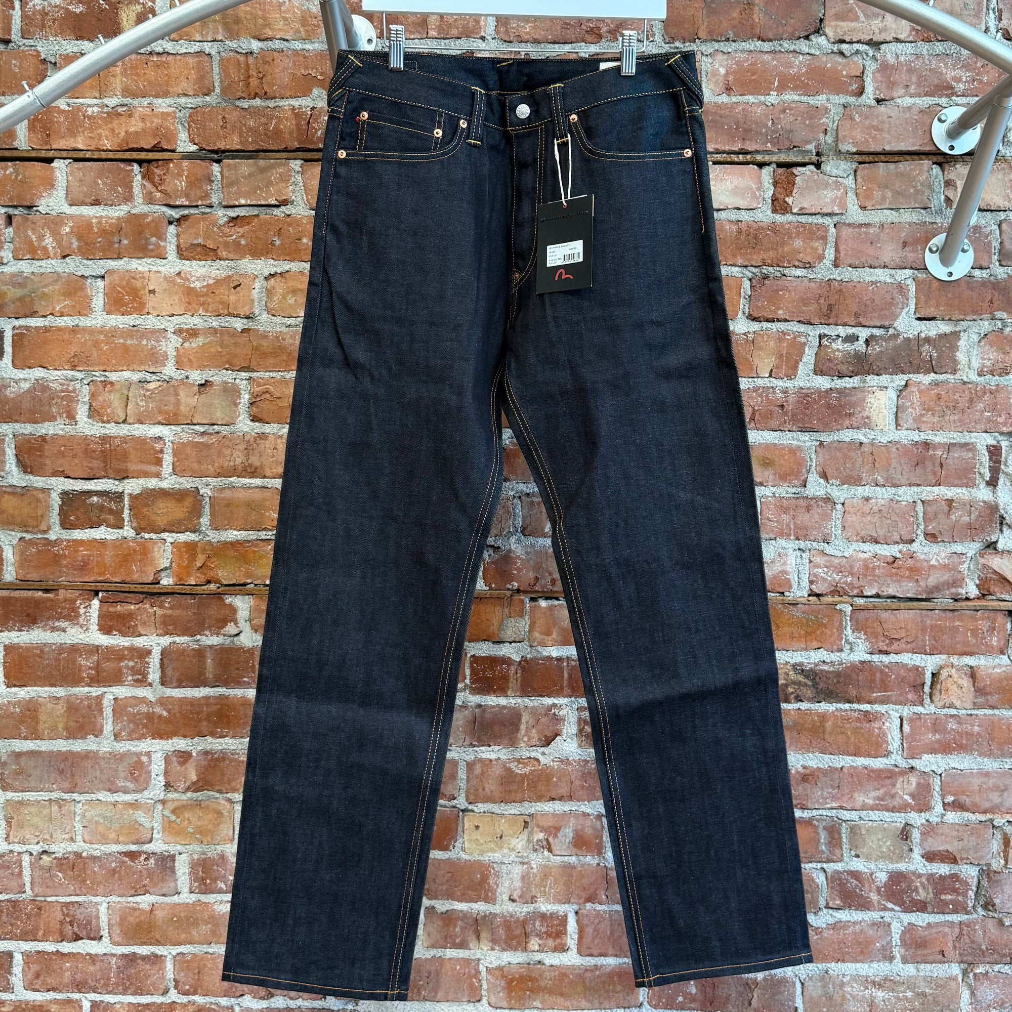 EVISU LOT 2000 KANJI DENIM 'INDIGO/IVORY'