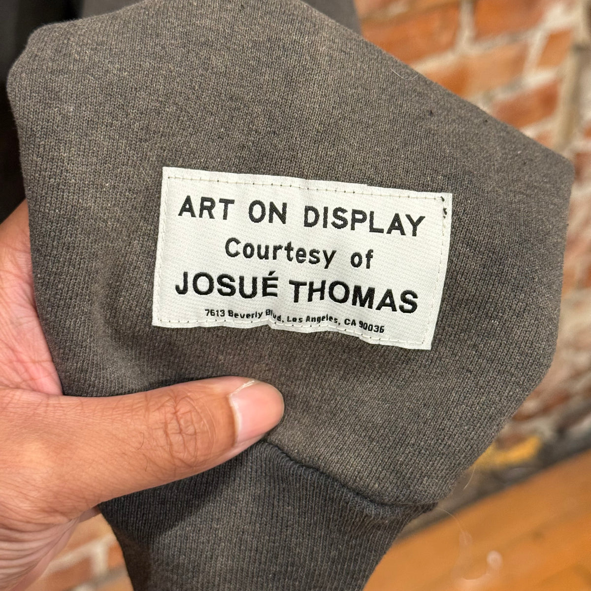 GALLERY DEPT. QUARTER ZIP HOODIE ‘BLACK’