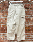 ACNE STUDIOS WIDE LEG CARGO PANTS ‘WHITE’