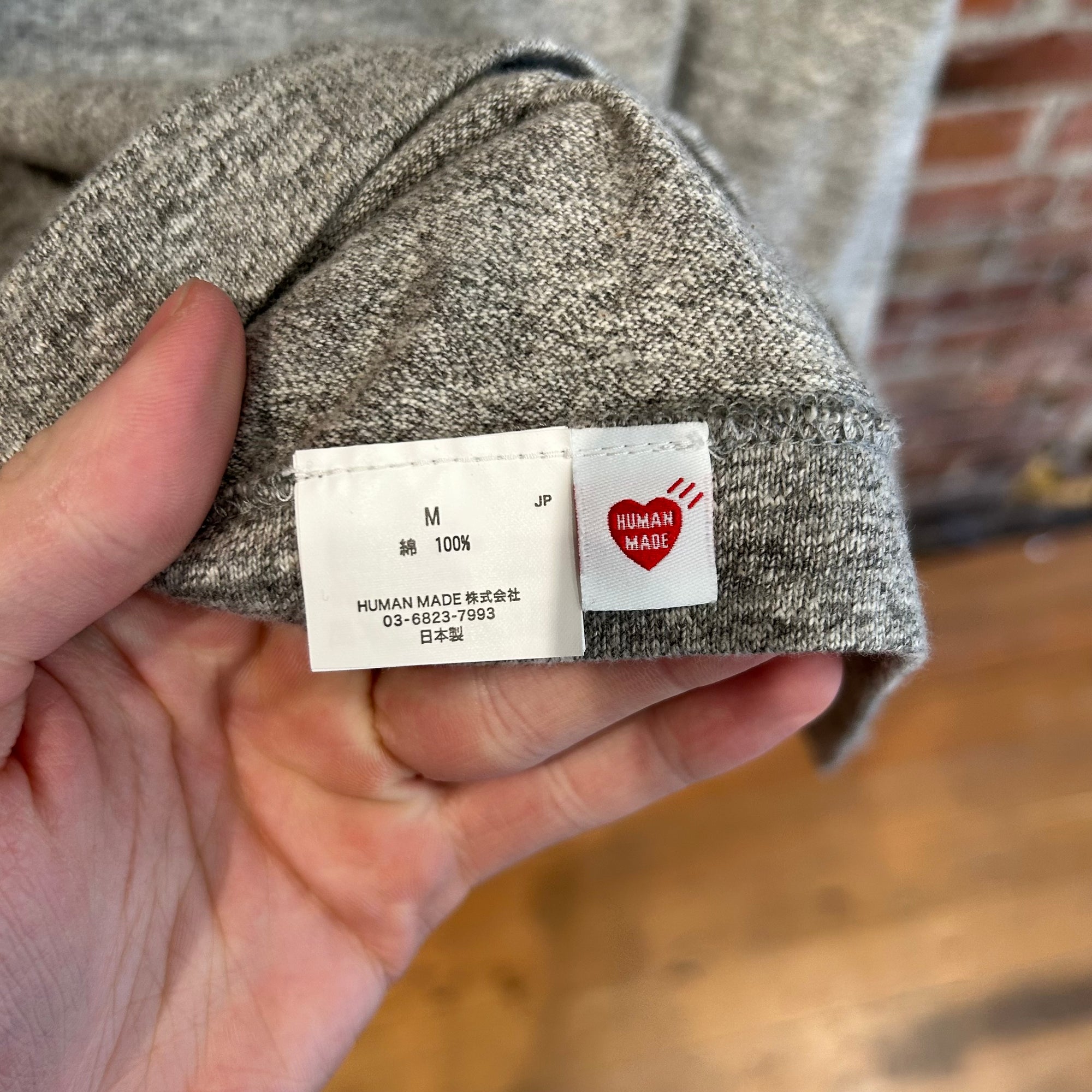 HUMAN MADE STRMCWBY TEE ‘GRAY’
