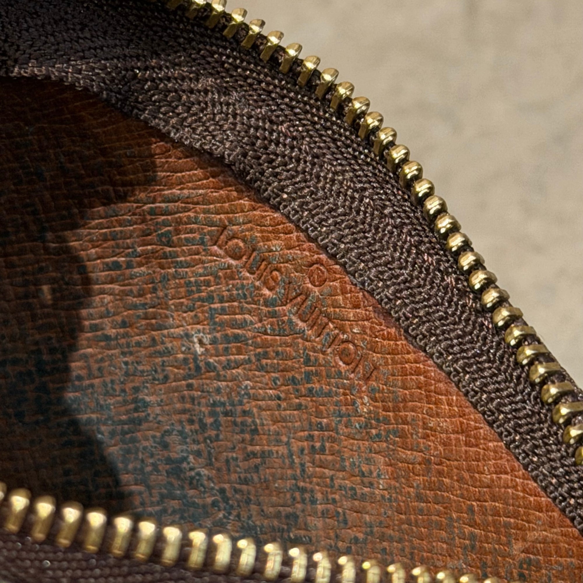 LOUIS VUITTON MONOGRAM CHAIN CARRY POUCH ‘BROWN’