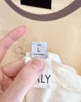 PALY HOLLYWOOD SS26 CHELSEAY HOTEL TEE ‘CREAM/BROWN’