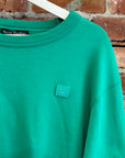 ACNE STUDIOS FACE LOGO CREWNECK ‘GREEN’