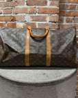 LOUIS VUITTON 1980s MONOGRAM KEEPALL 55 BAG ‘BROWN’