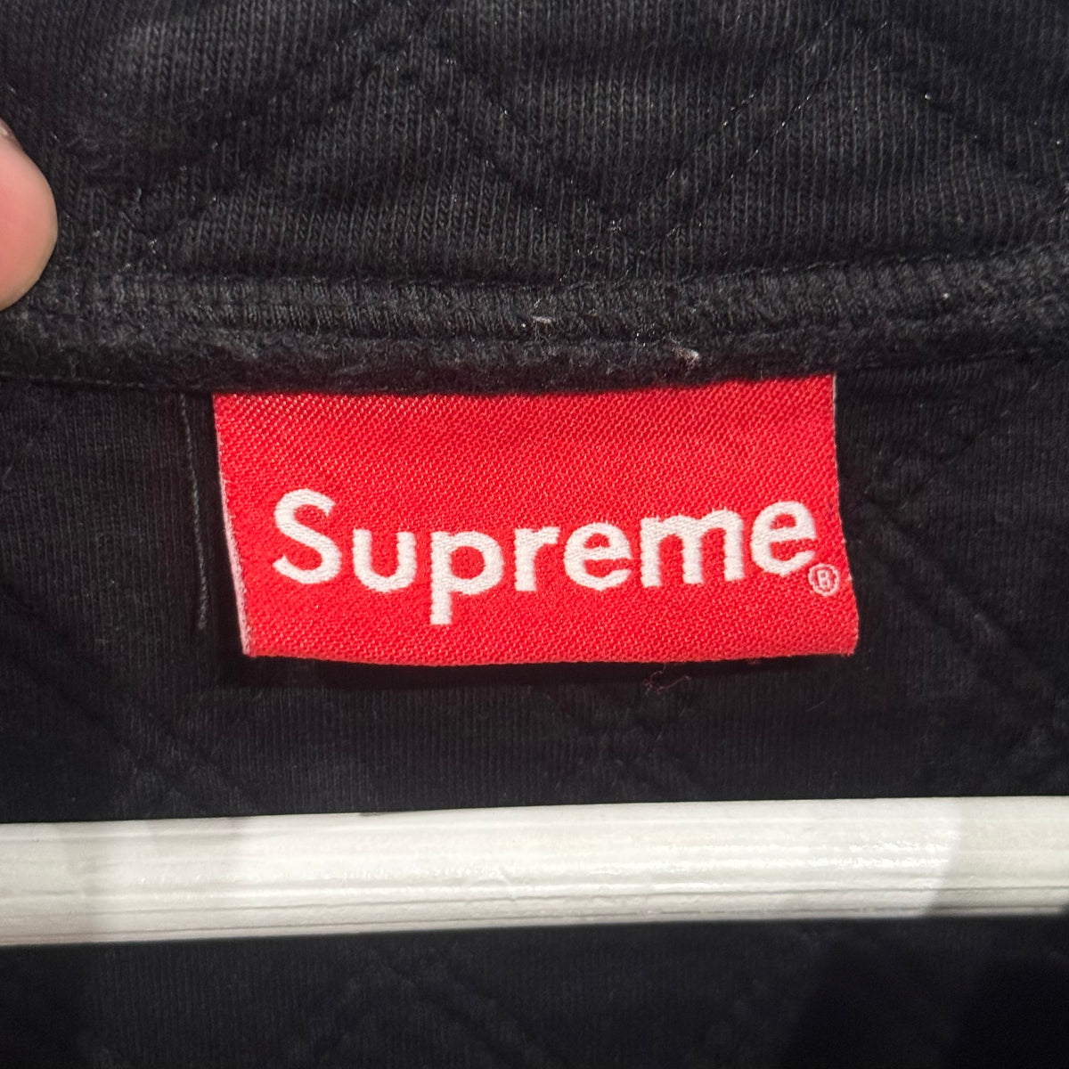 SUPREME SS19 FOREVER QUARTER ZIP ‘BLACK’
