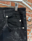 RICK OWENS FW21 GETHSEMANE DRKSHDW WAXED DETROIT DENIM ‘BLACK’