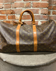 LOUIS VUITTON MONOGRAM KEEPALL 50 'BROWN'