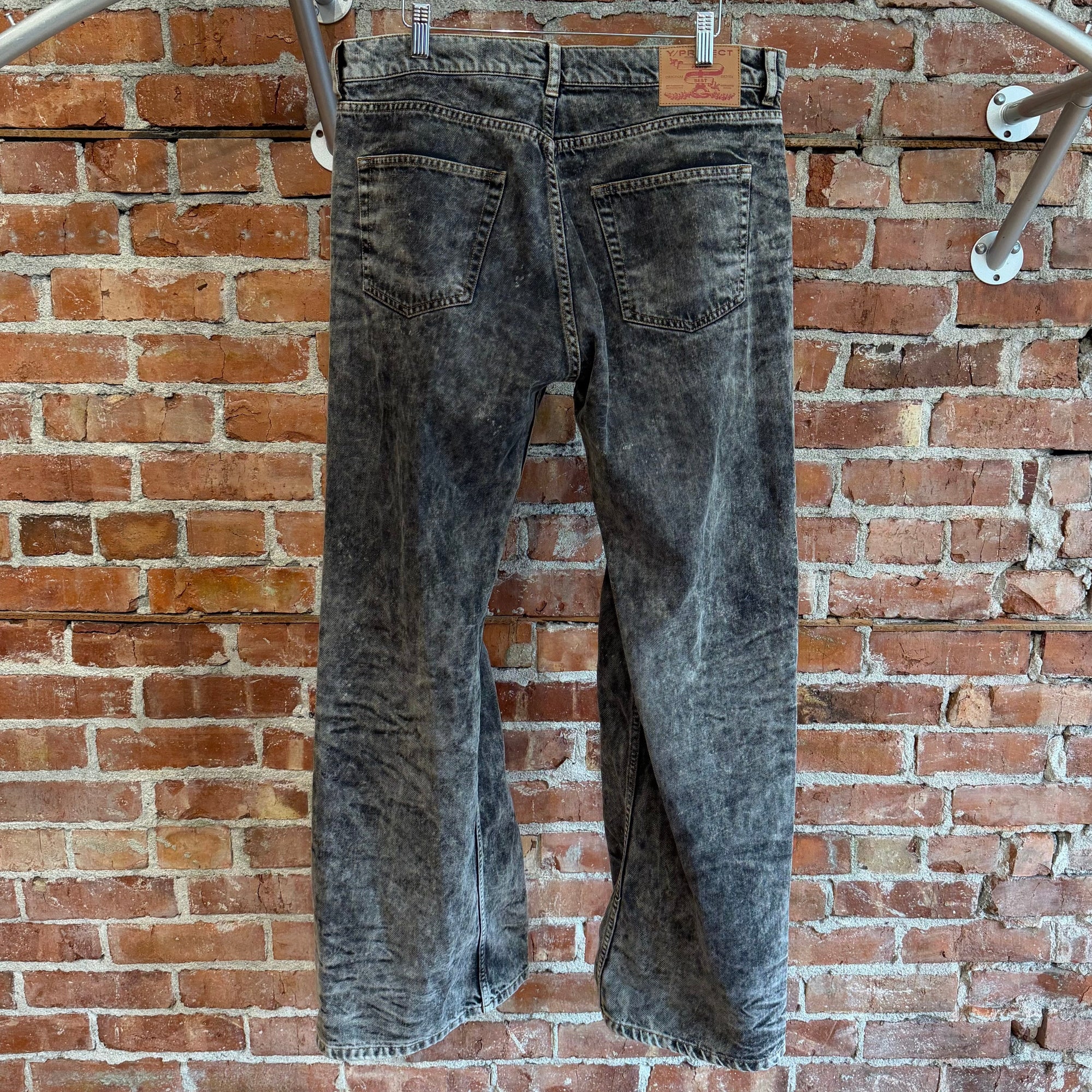 Y-PROJECT EVERGREEN BAGGY FIT WIRE LEG DENIM ‘SLATE’