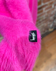 STUSSY OVERSIZED MOHAIR CARDIGAN ‘PINK’