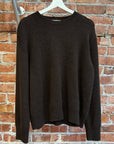 THE ROW BRUSHED CASHMERE SWEATER ‘BROWN’