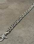 CHROME HEARTS LOBSTER CLASP EXTRA FANCY LINK WALLET CHAIN ‘SILVER’